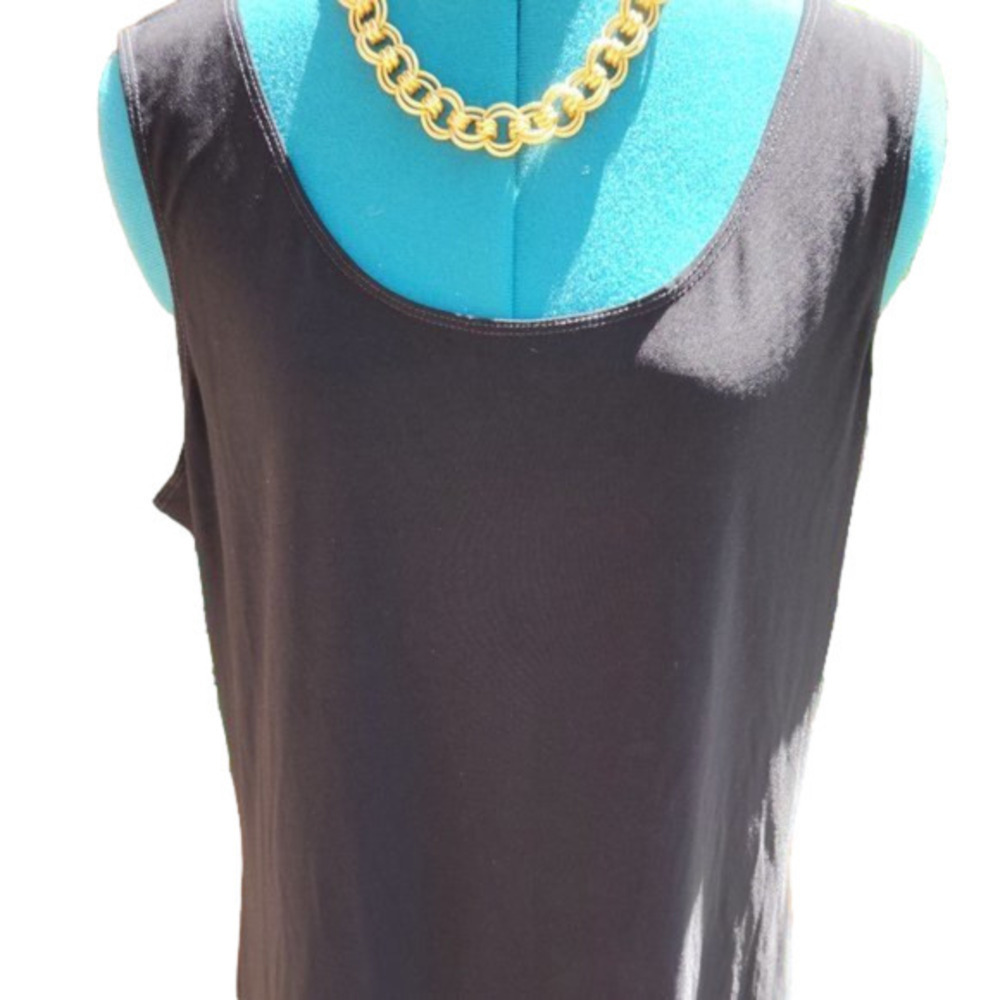 345. Joseph Ribkoff Black Tank Top |18